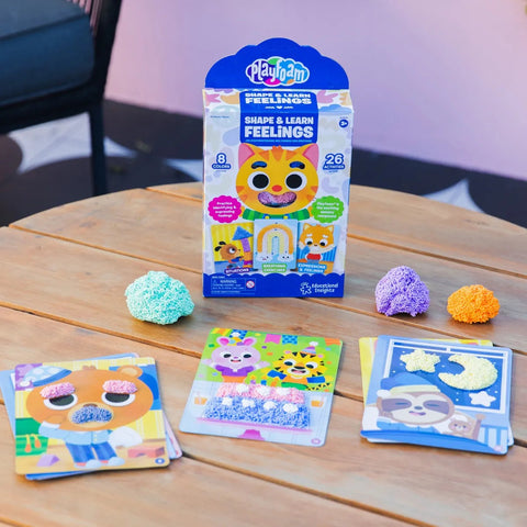 Playfoam® Shape & Learn Feelings-Arts & Crafts,Calming & Anxiety,Early Arts & Crafts,Emotions & Self Esteem,Learning Activity Kits,Learning Resources,Messy Play-Learning SPACE