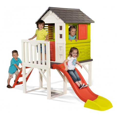 Playhouse On Stilts-Baby Slides, Imaginative Play, Play Houses, Playground Equipment, Playhouses, Pretend play, Role Play, Smoby-Learning SPACE