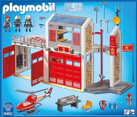 Playmobil® Fire Station-Cars & Transport, Fire. Police & Hospital, Games & Toys, Gifts For 3-5 Years Old, Imaginative Play, Playmobil, Primary Games & Toys, Small World-Learning SPACE