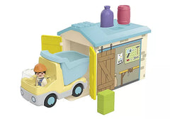 Playmobil® JUNIOR: Construction Truck with Garage-Engineering & Construction, Gifts for 5-7 Years Old, Imaginative Play, Playmobil, Primary Games & Toys, Small World-Learning SPACE