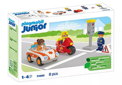 Playmobil® JUNIOR: Everyday Heroes-Fire. Police & Hospital, Gifts for 5-7 Years Old, Imaginative Play, Playmobil, Primary Games & Toys, Small World-Learning SPACE