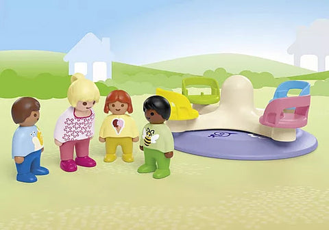 Playmobil® JUNIOR: Number-Merry-Go-Round-Games & Toys,Gifts for 5-7 Years Old,Imaginative Play,Playmobil,Primary Games & Toys,Small World-Learning SPACE