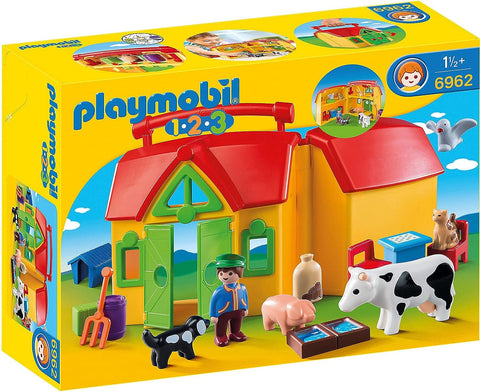 Playmobil® My Take Along Farm-Early years Games & Toys,Farms & Construction,Games & Toys,Gifts For 1 Year Olds,Gifts For 3-5 Years Old,Imaginative Play,Playmobil,Primary Games & Toys,Small World-Learning SPACE