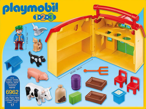 Playmobil® My Take Along Farm-Early years Games & Toys, Farms & Construction, Games & Toys, Gifts For 1 Year Olds, Gifts For 3-5 Years Old, Imaginative Play, Playmobil, Primary Games & Toys, Small World-Learning SPACE