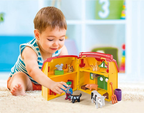 Playmobil® My Take Along Farm-Early years Games & Toys,Farms & Construction,Games & Toys,Gifts For 1 Year Olds,Gifts For 3-5 Years Old,Imaginative Play,Playmobil,Primary Games & Toys,Small World-Learning SPACE