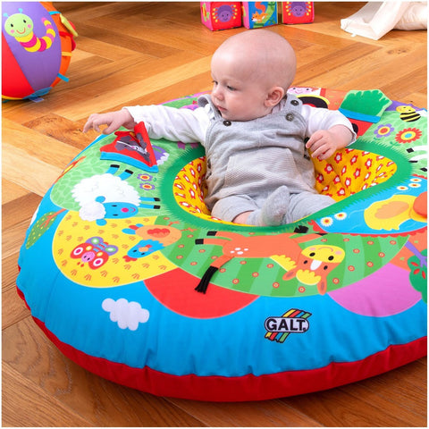 Playnest Farm - Babies resting area-AllSensory, Baby Sensory Toys, Baby Soft Play and Mirrors, Down Syndrome, Galt, Gifts for 0-3 Months, Gifts For 3-6 Months, Playmats & Baby Gyms, Stock-Learning SPACE