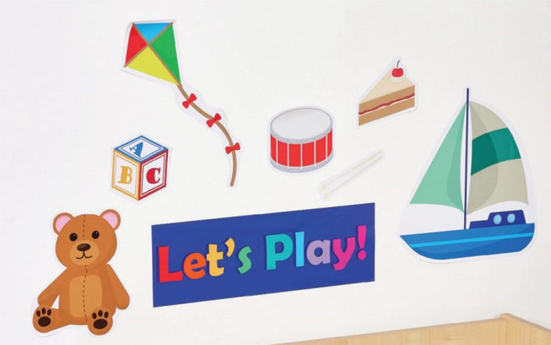 Playroom Sticker Set, Learning SPACE