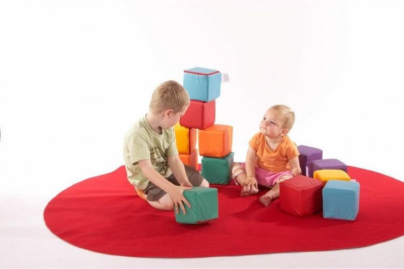 Playsofty Cubes - Soft and colourful cubes, Learning SPACE
