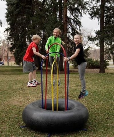 Playzone Fit Junior Jumper 4.5ft-ADD/ADHD,Additional Need,AllSensory,Baby Jumper,Bounce & Spin,Exercise,Gross Motor and Balance Skills,Movement Breaks,Neuro Diversity,Playground Equipment,Sensory Seeking,Stock,Trampolines-Learning SPACE