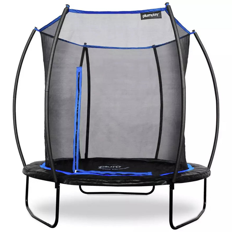 Plum® Deluxe Springsafe Trampoline And Enclosure (8ft - 14ft), 8ft Trampoline Learning SPACE