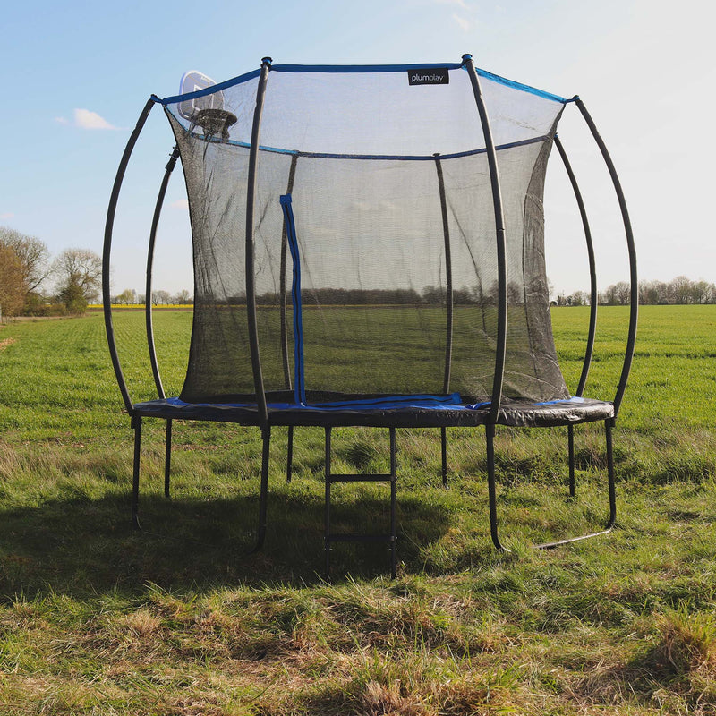 Plum® Deluxe Springsafe Trampoline And Enclosure (8ft - 14ft), Trampoline Learning SPACE