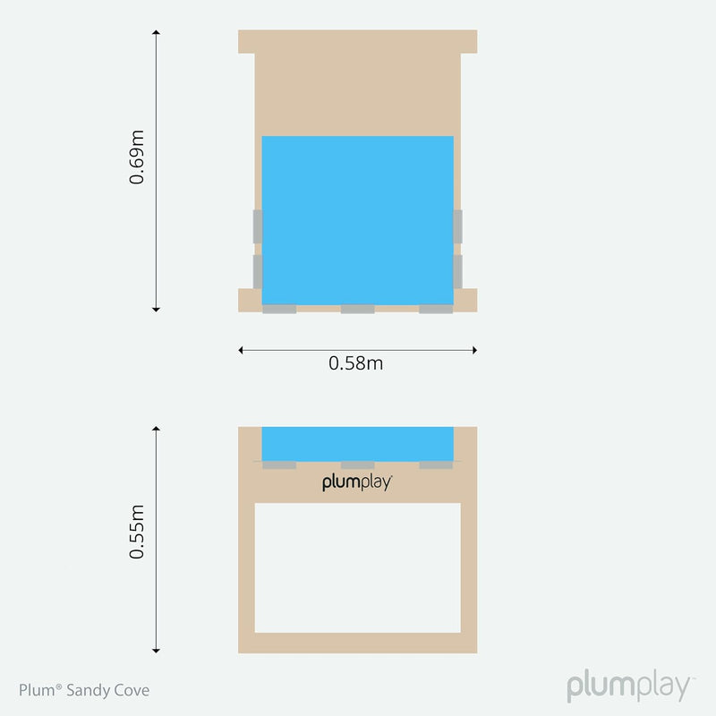 Plum® Sandy Cove Sand & Water Table, Learning SPACE