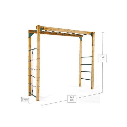 Plum® Wooden Monkey Bars – Attachment, Learning SPACE
