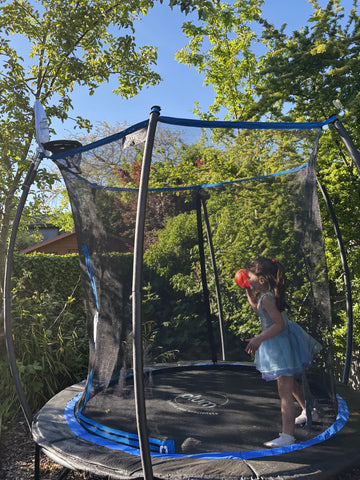 Plum® 10ft Deluxe Springsafe Trampoline And Enclosure, Learning SPACE