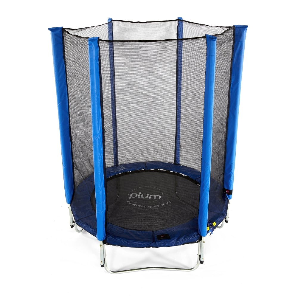 Plum® 4.5ft Junior Trampoline & Enclosure-ADD/ADHD, Neuro Diversity, Plum Play, Plum Products Ltd, Trampolines-Blue-Learning SPACE