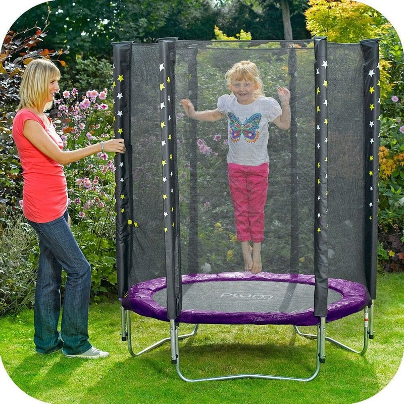 Plum® 4ft Junior Trampoline & Enclosure, Learning SPACE