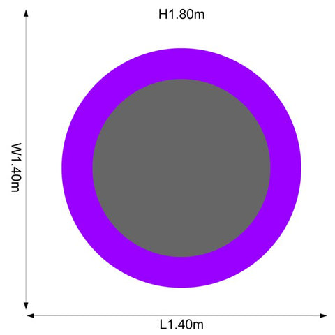 Plum® 4ft Junior Trampoline & Enclosure-ADD/ADHD,Neuro Diversity,Plum Play,Plum Products Ltd,Trampolines-Learning SPACE