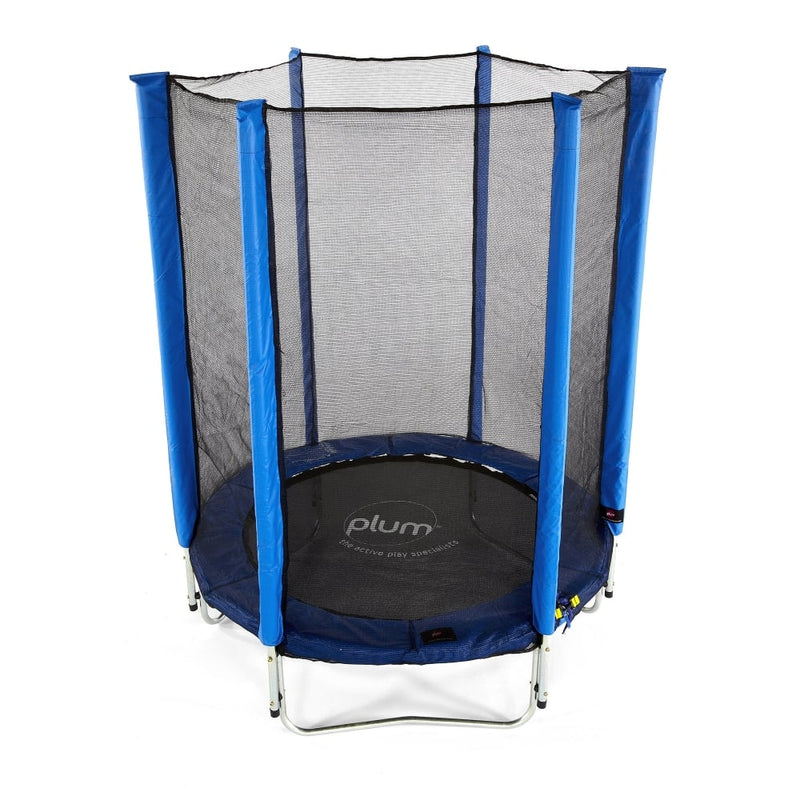 Plum® 4ft Junior Trampoline & Enclosure, Blue Learning SPACE