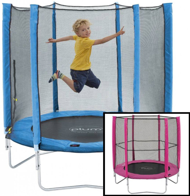 Plum® 6ft Junior Trampoline & Enclosure, Learning SPACE