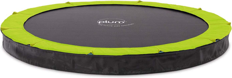 Plum® Circular In-Ground Trampoline with Enclosure, Learning SPACE