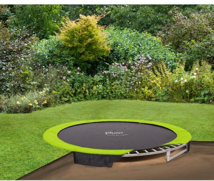Plum® Circular In-Ground Trampoline with Enclosure, Learning SPACE