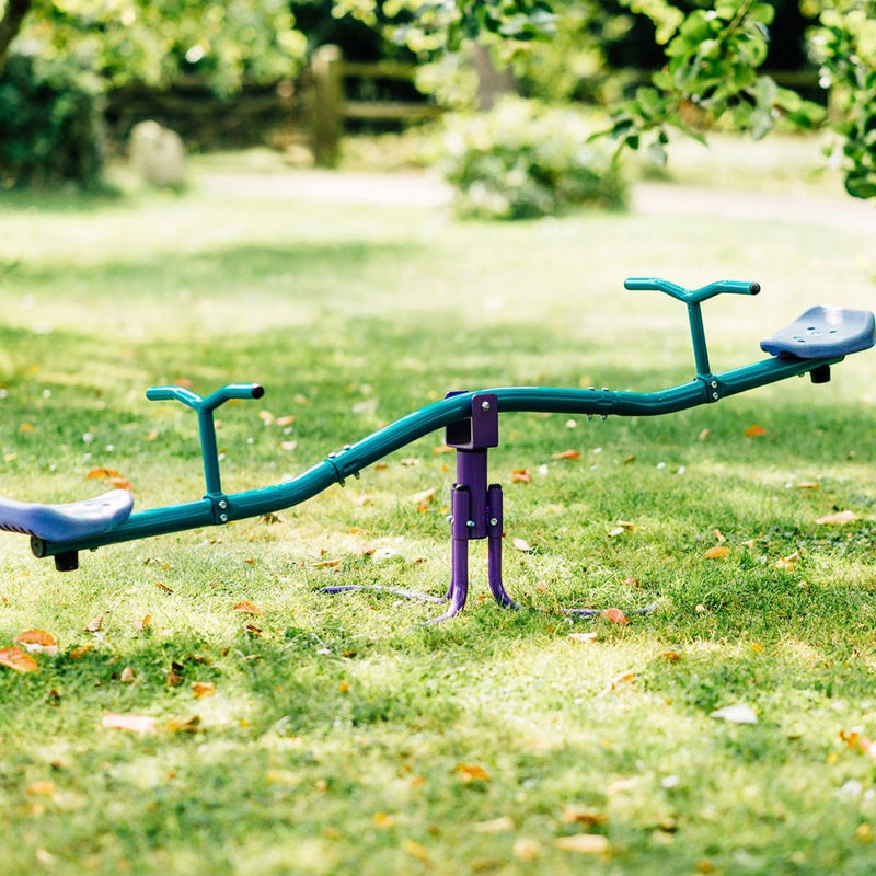 Plum® Rotating See Saw - Purple/Teal, Learning SPACE