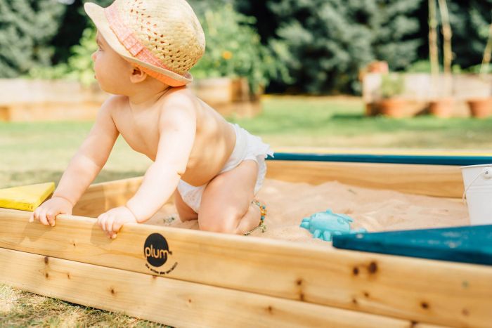 Plum® Store-It Wooden Sand Pit, Learning SPACE