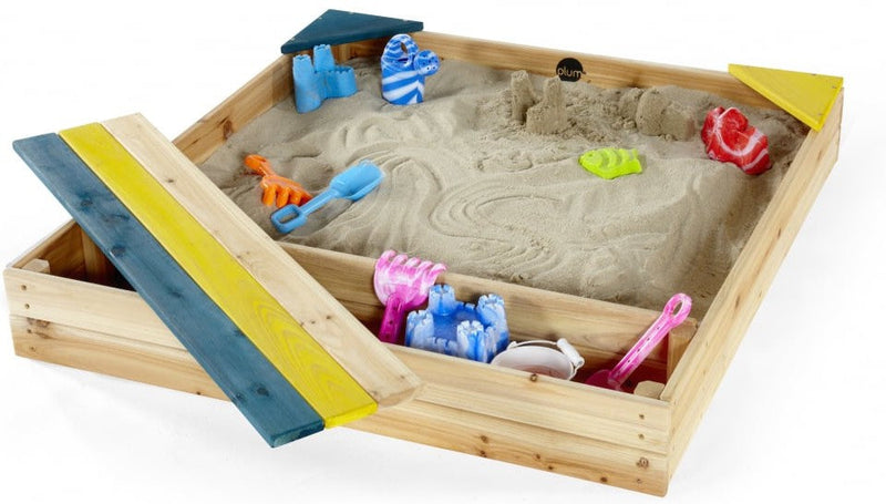 Plum® Store-It Wooden Sand Pit, Learning SPACE