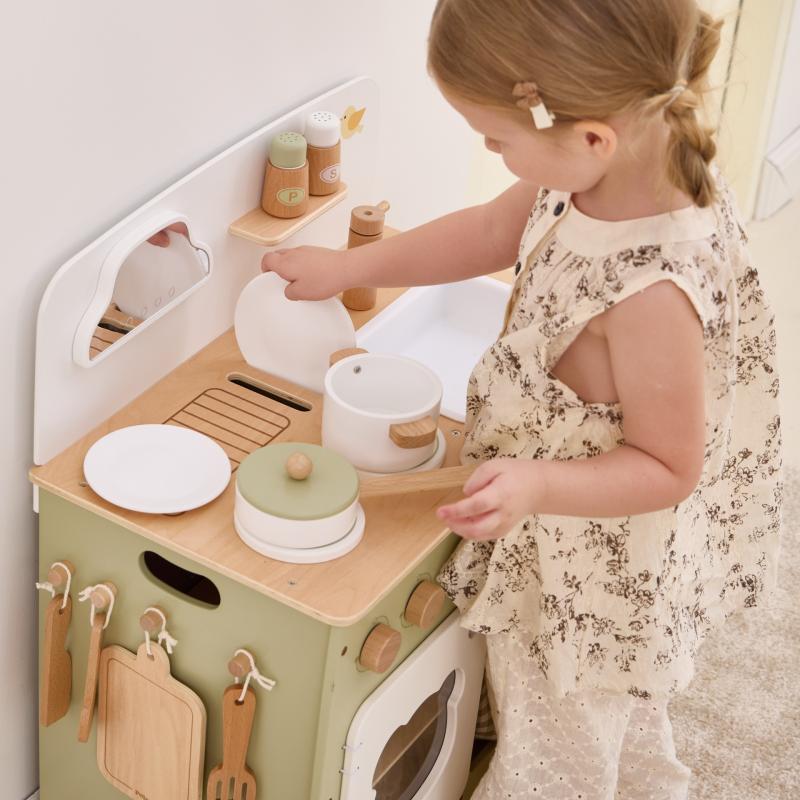 PolarB Play Kitchen Set, Learning SPACE