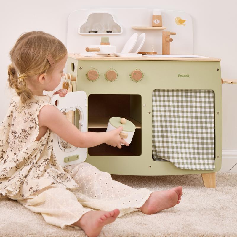 PolarB Play Kitchen Set, Learning SPACE