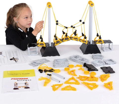 Polydron Bridges Class Set-Calmer Classrooms, Classroom Packs, Engineering & Construction, Helps With, Maths, Polydron, S.T.E.M, Technology & Design, Teen & Adult Swings-Learning SPACE