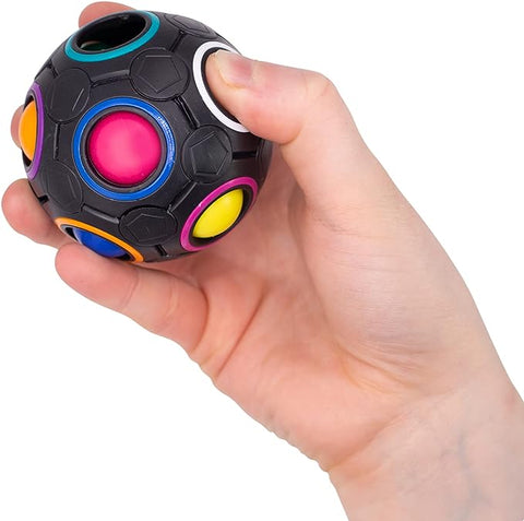 Pop Puzzle Ball Fidget Toy-ADD/ADHD,AllSensory,Calmer Classrooms,Calming & Anxiety,Fidget,Helps With,Neuro Diversity,Push Popper,SCOTEXCEL,Sensory Seeking,Stocking Stuffers,Stress Relief,Tobar Toys,Toys for Anxiety-Learning SPACE