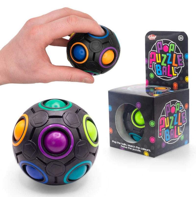 Pop Puzzle Ball Fidget Toy, Learning SPACE