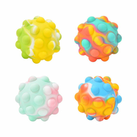 Popping Fidget Ball-ADD/ADHD,Calmer Classrooms,Calming & Anxiety,Cause & Effect Toys,Fidget,Helps With,Neuro Diversity,Push Popper,Stocking Stuffers,Stress Relief,Toys for Anxiety-Learning SPACE