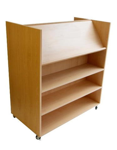 Portable Double Sided Bookcase-Bookcases,Classroom Furniture,Furniture,Library Furniture,Shelves-Learning SPACE