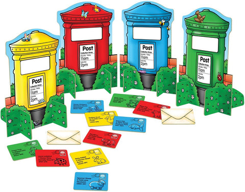 Post Box Game - A First colour and matching game-Early years Games & Toys,Early Years Maths,Games & Toys,Gifts For 2-3 Years Old,Maths,Memory Pattern & Sequencing,Orchard Toys,Primary Games & Toys,Primary Maths,Stacking Toys & Sorting Toys,Stock,Table Top & Family Games-Learning SPACE