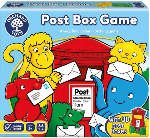 Post Box Game - A First colour and matching game-Early years Games & Toys,Early Years Maths,Games & Toys,Gifts For 2-3 Years Old,Maths,Memory Pattern & Sequencing,Orchard Toys,Primary Games & Toys,Primary Maths,Stacking Toys & Sorting Toys,Stock,Table Top & Family Games-Learning SPACE