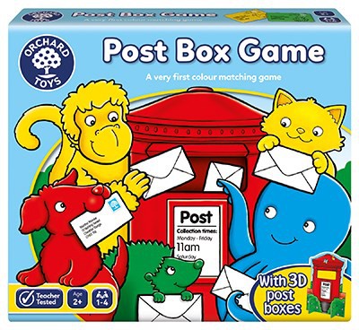 Post Box Game - A First colour and matching game-Early years Games & Toys,Early Years Maths,Games & Toys,Gifts For 2-3 Years Old,Maths,Memory Pattern & Sequencing,Orchard Toys,Primary Games & Toys,Primary Maths,Stacking Toys & Sorting Toys,Stock,Table Top & Family Games-Learning SPACE