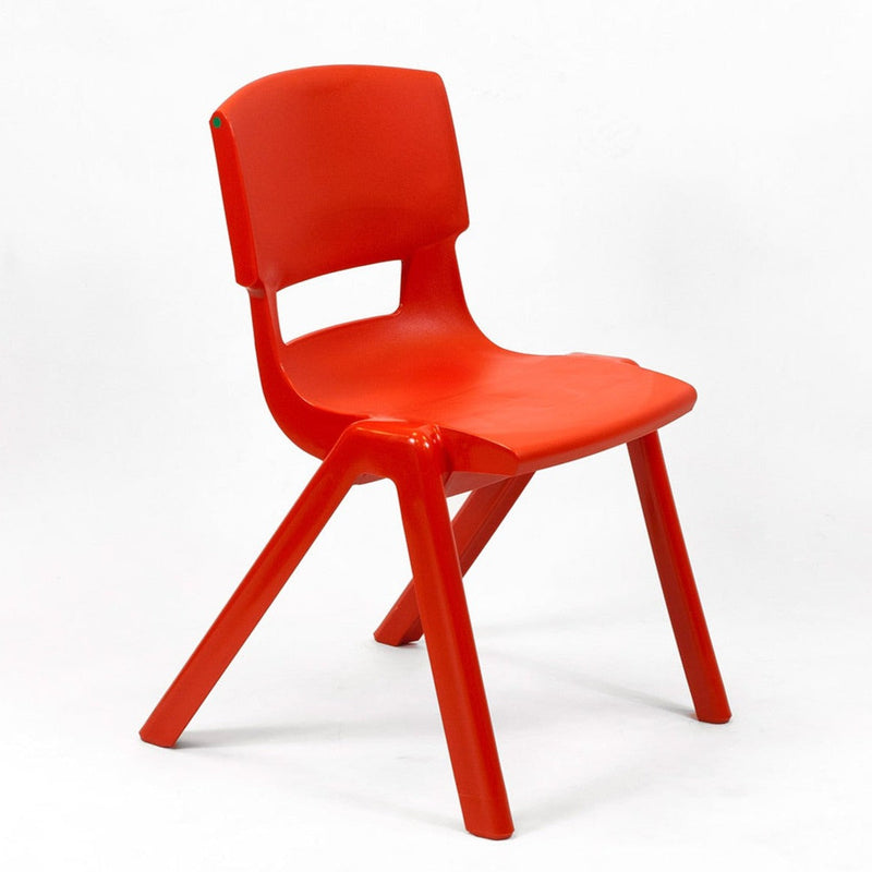 Postura+ One Piece Chair (Ages 11-13), Poppy Red Learning SPACE
