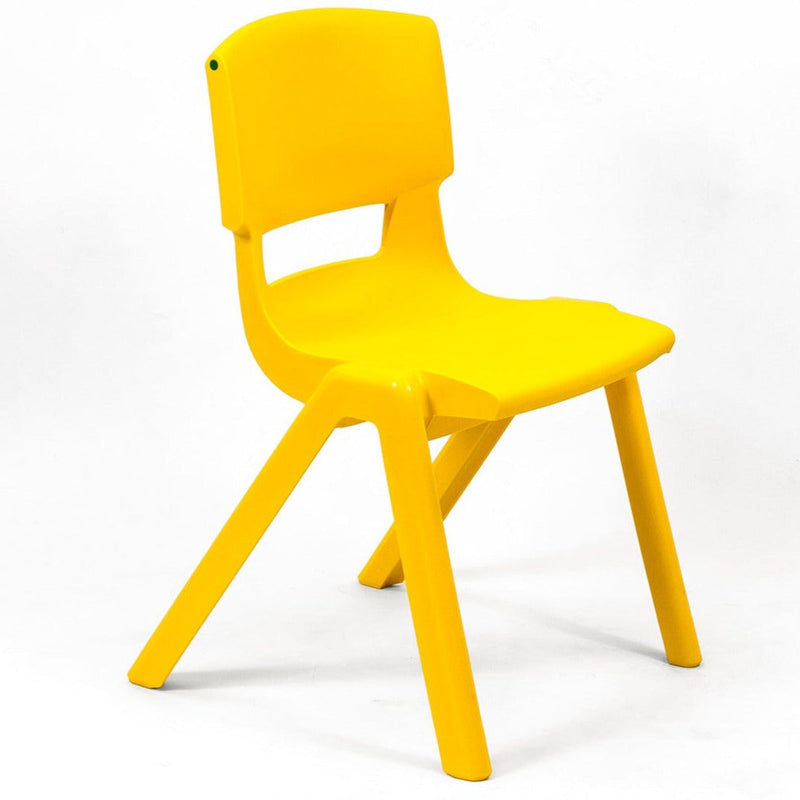 Postura+ One Piece Chair (Ages 11-13), Sun Yellow Learning SPACE