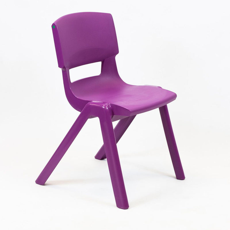 Postura+ One Piece Chair (Ages 11-13), Grape Crush Learning SPACE