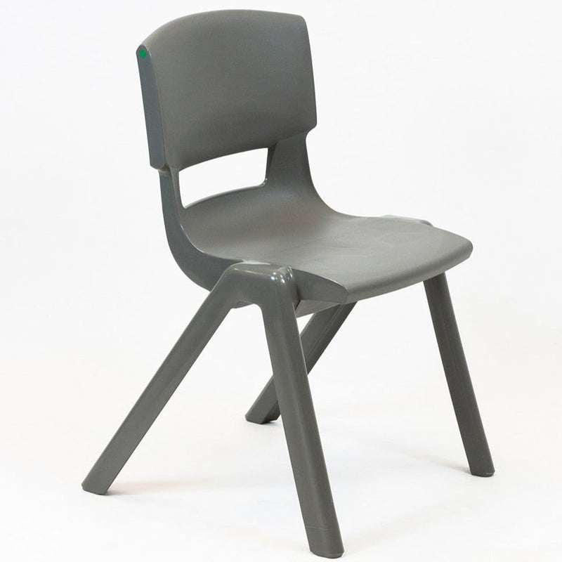Postura+ One Piece Chair (Ages 11-13), Iron Grey Learning SPACE