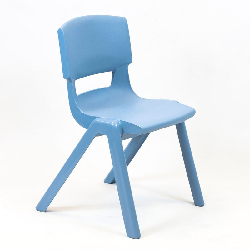 Postura+ One Piece Chair (Ages 11-13), Powder Blue Learning SPACE