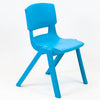 Postura+ One Piece Chair (Ages 11-13)-Classroom Chairs, Seating, Wellbeing Furniture-Aqua Blue-Learning SPACE