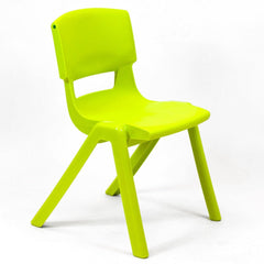 Postura+ One Piece Chair (Ages 11-13)-Classroom Chairs,Dropship,KI Europe,Postura,Seating,Wellbeing Furniture-Lime Zest-PosturaOP5-Lime Zest-Learning SPACE