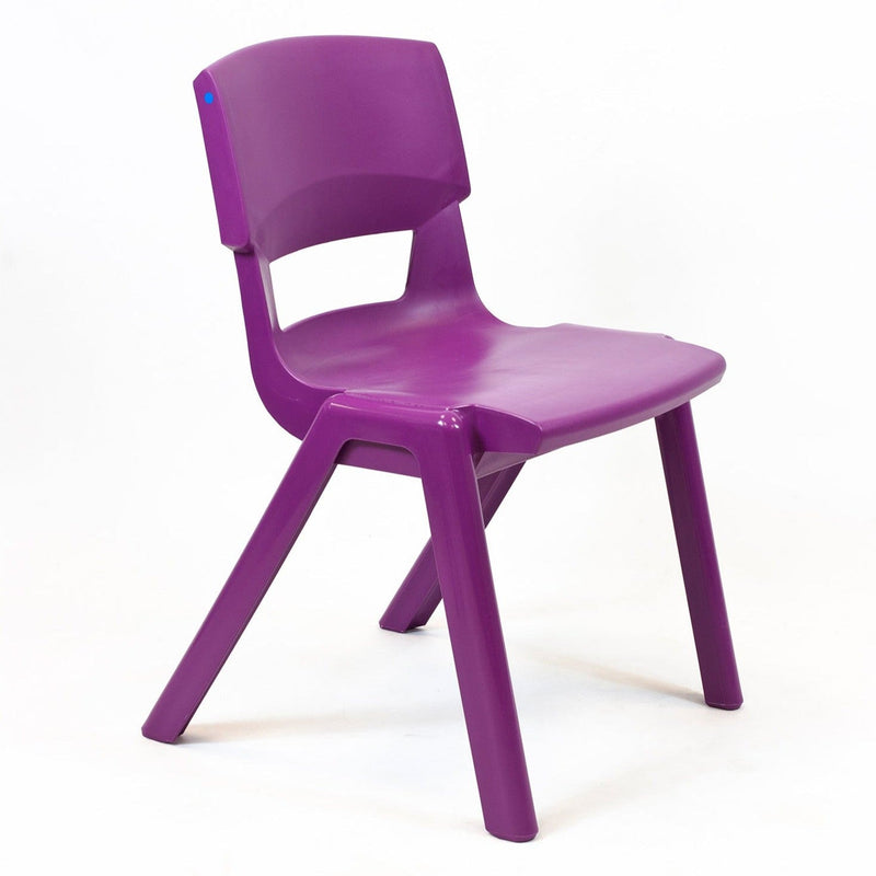 Postura+ One Piece Chair (Ages 14-18), Grape Crush Learning SPACE