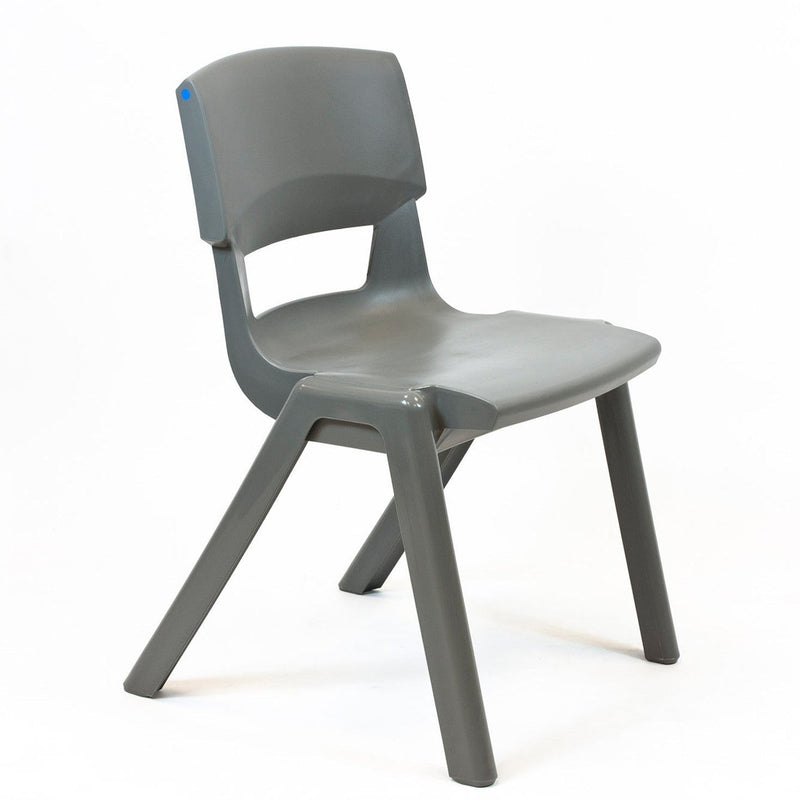 Postura+ One Piece Chair (Ages 14-18), Iron Grey Learning SPACE