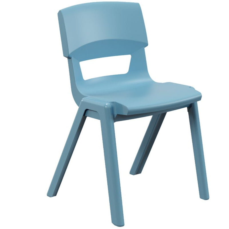 Postura+ One Piece Chair (Ages 14-18), Powder Blue Learning SPACE