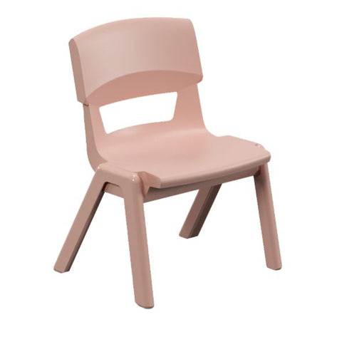 Postura+ One Piece Chair (Ages 3-4)-Classroom Chairs, Seating, Toddler Seating, Wellbeing Furniture-Rose-Learning SPACE