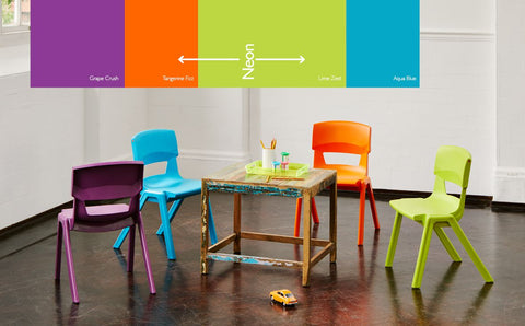 Postura+ One Piece Chair (Ages 4-5)-Classroom Chairs, Seating, Wellbeing Furniture-Learning SPACE